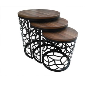 Resim Ankara Mobilya Zigon St 13238 Cnc Osmanlı Motif Işleme Ayak Kütük Desen Mdf Tabla El Yapım 