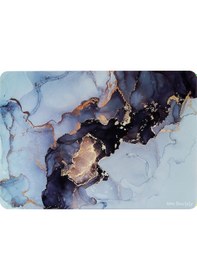 Resim Apple Uyumlu MacBook Pro Kılıf 13 İnç M1-m2, Marble14nl Type-c'li Model A2338 A2289 A2251 A1706-08 A1989 A2159 İle Gri 