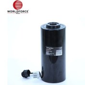 Resim Worldforce 11168 Delikli Hidrolik Silindir 20 Ton Strok: 100 mm Hidrolik Delikli Makine Krikosu 