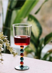 Resim The Mia Bead Şarap Kadehi Amber 300 Ml Şeffaf 