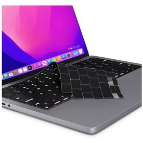 Resim MacBook Uyumlu Pro 13" 2020 M1 A2338 Türkçe Klavye Koruyucu Kılıf Siyah 