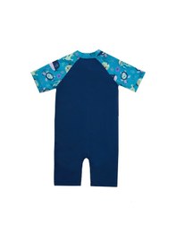 Resim Adasea Uv Korumalı Kısa Kollu Tulum Bebek Çocuk Yüzücü Mayo 1910 Açık Lacivert Açık Lacivert 