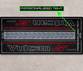 Resim VULCAN S CAFE İçin Tasarlanmış Motosiklet Matı - MM7425 - Kişiye Özel / 220cm x 100cm 