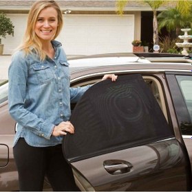 Resim Babyjem Oto Cam Perdesi Siyah 