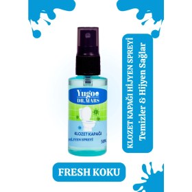 Resim Yugo Dr. Mars Klozet Kapağı Temizleyici Yüzey Dezenfektan Sprey Seyahat Boy Hijyen 50ML 