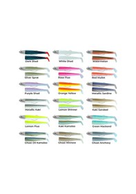 Resim Gt-bio Combo + Body Roller Shad 125 - 23gr Silikon Yem - Blue Kamaleo 