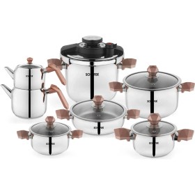 Resim Schafer Honor Çelik Çeyiz Seti 13 Prç.-Rosegold 