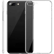 Resim Happycase iPhone 8 Plus Kılıf Lüx Şeffaf Silikon 