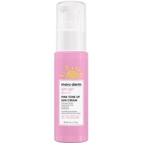 Resim Maru.Derm SPF 50+ Pembe Ton Eşitleyici Güneş Kremi 50ml 