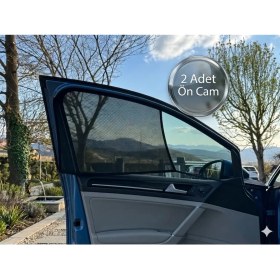 Resim Markaflex 2 Adet Araba Oto Ön Yan Cam Perdesi Araba Ön Cam Güneşlik Perde 