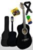 Resim Midex CG-36BK Kaliteli 36" 3/4 8-12 Yaş Arası Junior Çocuk Gitarı (Çanta Askı Pena Metod) 