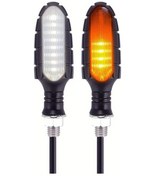 Resim Wangxi Beyaz 16 Led Cift Renkli Akis Isigi Motosiklet Aydinlatma Yuksek Parlaklik Kolay Montaj 