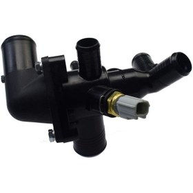 Resim HELLUX TERMOSTAT GOVDESI KOMPLE V347-V348 TT9 2.2 155PS 11>14 YENI TRANSIT V363 TTG 14>(ARKADAN CEKIS) 