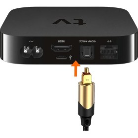Resim Cablecreation CF0043 Spdif Optik Ses Kablosu 1.83M 