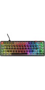 Resim Rampage Yoru Mını Siyah/gri Type-C Bağlantılı Outemu Red Swich Q Mekanik Gaming Oyuncu Klavye Rgb 