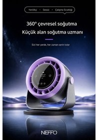 Resim Usb Şarjlı Fan Ayarlanabilir Hızlı Taşınabilir Mini Vantilatör, Sessiz Güçlü Soğutucu Fan 
