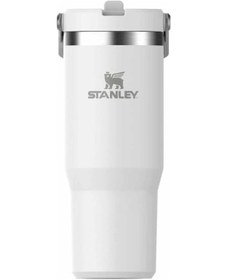 Resim Stanley The Iceflow Flip Straw Pipetli Termos Bardak 0.89l, Beyaz 