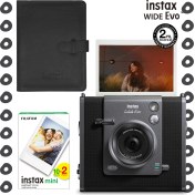 Resim Instax Wide Evo Anında Baskı Hybrid Fotoğraf Makinesi 20'li Film ve Wide Albüm Hediye Seti 