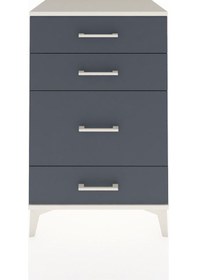 Resim Hyperion Komodin 4 Çekmeceli 60x44x96 Aytaşı-antrasit Aytaşı 