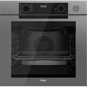 Resim Ferre QEP64CPR + SC408 + D102 Steam Plus 65 Serisi 3'Lü Cam Ankastre Set 