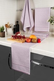 Resim DENİZLİ CONCEPT Sevilla 5'li Kurulama Bezi Gül Kurusu 