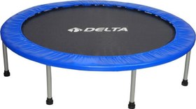 Resim 122 cm Deluxe Mavi Trampolin (48 inç Trambolin) 