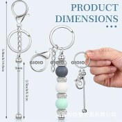 Resim Silver1 Gıoıo Yeni Şanslı Kedi Sevimli Anahtarlık Dıy Küçük Kolye Ejderha Yılı Bebek Çizgi Film Çanta Kolye Anahtarlık (Yurt Dışından) 