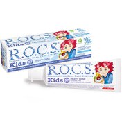 Resim Rocs Kids 3-7 Yaş Meyve Külahı Diş Macunu 