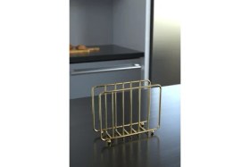 Resim Karteya Servis Sunum Seti Havluluk Peçetelik Nihale Dolu Parlak Paslanmaz Çelik 3 Lü Mutfak Seti 