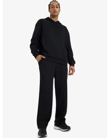 Resim Defacto Wide Leg Cepli Geniş Paça Dokulu Eşofman Altı E9433ax25aubk81 Siyah 