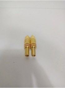 Resim FullSound Rca Konnektör - Erkek Rca Jak - Rca Fiş Erkek - Kırmızı 2 Adet 