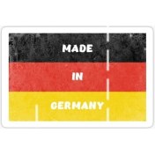Resim Tsc Made In Germany Araba Leptop Oto Sticker 13 cm 4 Adet E 