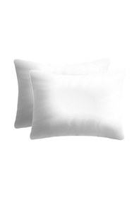 Resim Ranforce Kumaşından Aparalı Yastık Kılıfı 50x70 2 Adet Beyaz 