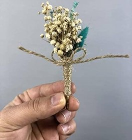 Resim Mavi Pamuk Otlu Damat Yaka Çiçeği 10 Adet 