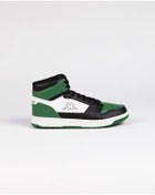 Resim Kappa Erkek Günlük Spor Ayakkabı Logo Basil Md Unisex Yeşil-Siyah Sneaker Kappa