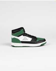 Resim Kappa Erkek Günlük Spor Ayakkabı Logo Basil Md Unisex Yeşil-Siyah Sneaker 