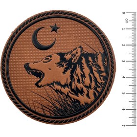 Resim KORDAK Ay Yıldızlı Kurt Patch - Taktik Peç 