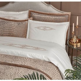 Resim Taç Çeyiz Seti Güzel Yuvam Paketi Laura Kahve 10 Parça Kahverengi 