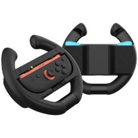 Resim GD34 Nintendo Switch 2 Direksiyon ikili Paket Siyah Nintendo Switch 2 Wheel 