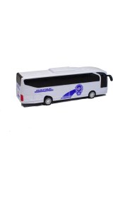 Resim Mixoyuncak Oyuncak Otobüs Polis Otobüsü Sürtmeli Beyaz 22 cm 