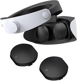 Resim NINKI PS VR2 Lens için Uyumlu Kamera Lens Koruyucu Kapak,PlayStation VR2 Lens Ekran Kapağı için Toz Önleyici Koruyucu Kapaklar,Sert Çizilmez Kabuk Len Kapağı PS VR2 PlayStation VR2 Aksesuarları -Siyah 