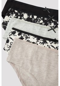 Resim Penti Dark Shadow Floral 5'li Çok Renkli Hipster Külot Çok Renkli 