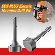 Resim Kalın Çelik SDS Plus Elektrikli Matkap Uç Sürücü - Yuvarlak Saplı Kürek Soketi Zemin Çubukları ve Metal Delme için, Dayanıklı Çelik Yapı, Elektrikli Çekiçlerle Uyumlu, Temel İş Arazi Aletleri | Sağlam Aracı Tasarımı | SDS Plus ile Uyumlu 
