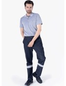 Resim Kot İş Pantolonu Reflektörlü Lacivert 