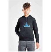 Resim Castlevania Pixel Logo Baskılı Unisex Çocuk Kapüşonlu Siyah Sweat 