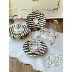 Resim Rossev Bolero Ala Çay Seti 6 Kişilik 12 Parça 