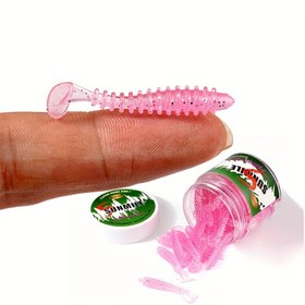 Resim 30 adet Bionic Worm Swimbait - Tatlısu ve Tuzlu Su Balıkçılığı için Yüzen Yumuşak Balık Yemi - Geliştirilmiş Hareket ve Çekicilik için Mini Kürek Kuyruk Tasarımı - Balıkçılar için Temel Takım 