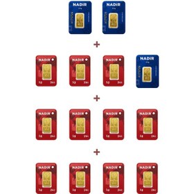 Resim Nadir Gold 24 Ayar 18,5 Gram Külçe Altın 3 Adet 2,5 Gram Külçe Altın + 11 Adet 1 Gram Külçe Altın 