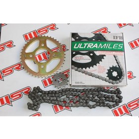 Resim ZİNCİR-DİŞLİ SETİ YAMAHA YBR 125 ÖN 14 ARKA 45 428-118 BAKLA 