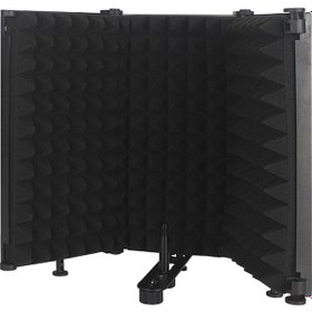 Resim Fosenze Mikrofon Gürültü Engelleyici 3 Kapaklı, Yalıtım Ve Ses Emici Sponge, Stüdyo Kayıt Ve Canlı Yayın İçin Abs + Eva Malzeme 10" 